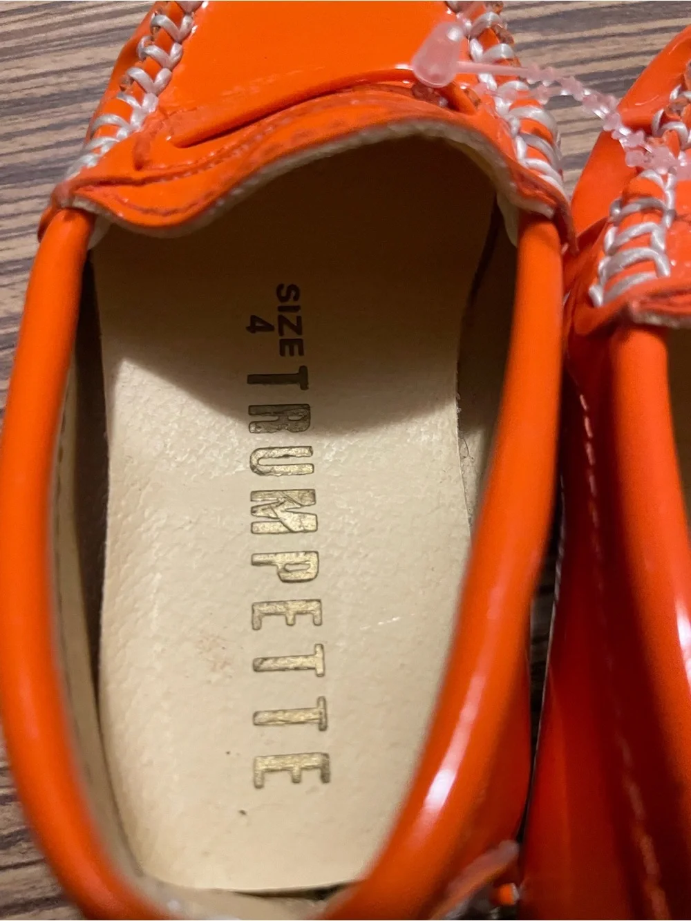 Trumpette Bright Orange Baby/Toddler Loafers